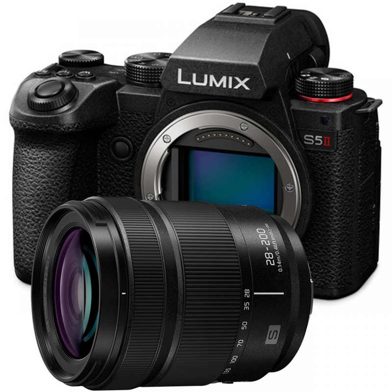 Panasonic Lumix S5 II Digital Camera + 28-200mm f/4-7.1 Lens