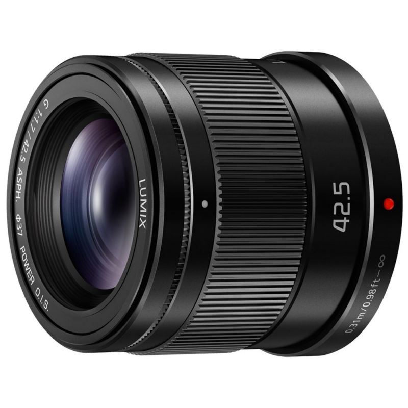 Panasonic 42.5mm f/1.7 LUMIX G ASPH POWER OIS Lens (Black)