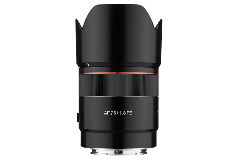 samyang af 75mm f1.8 lens for sony e