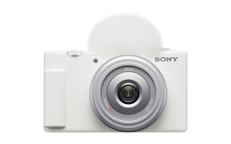 sony zv-1f vlog camera (white)