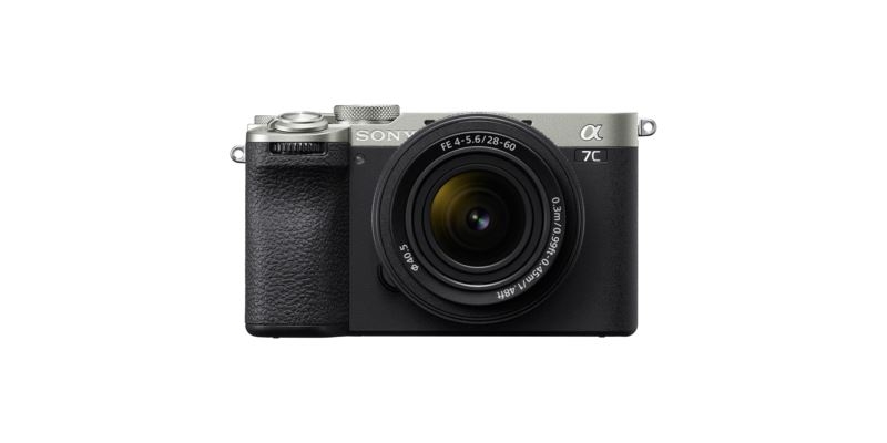 sony a7c ii digital camera with 28-60mm lens 