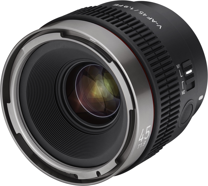 samyang v-af 45mm t/1.9 lens for sony fe