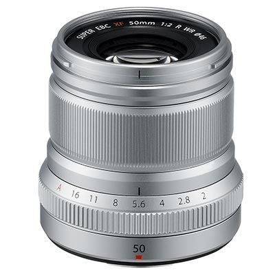 Fujifilm XF 50mm f/2 R WR Lens (Silver)