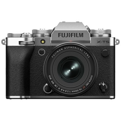 Fujifilm X-T5 Digital Camera + 16-50mm f/2.8-4.8 R LM WR Lens (Silver)