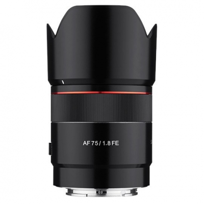 samyang af 75mm f1.8 lens for sony e